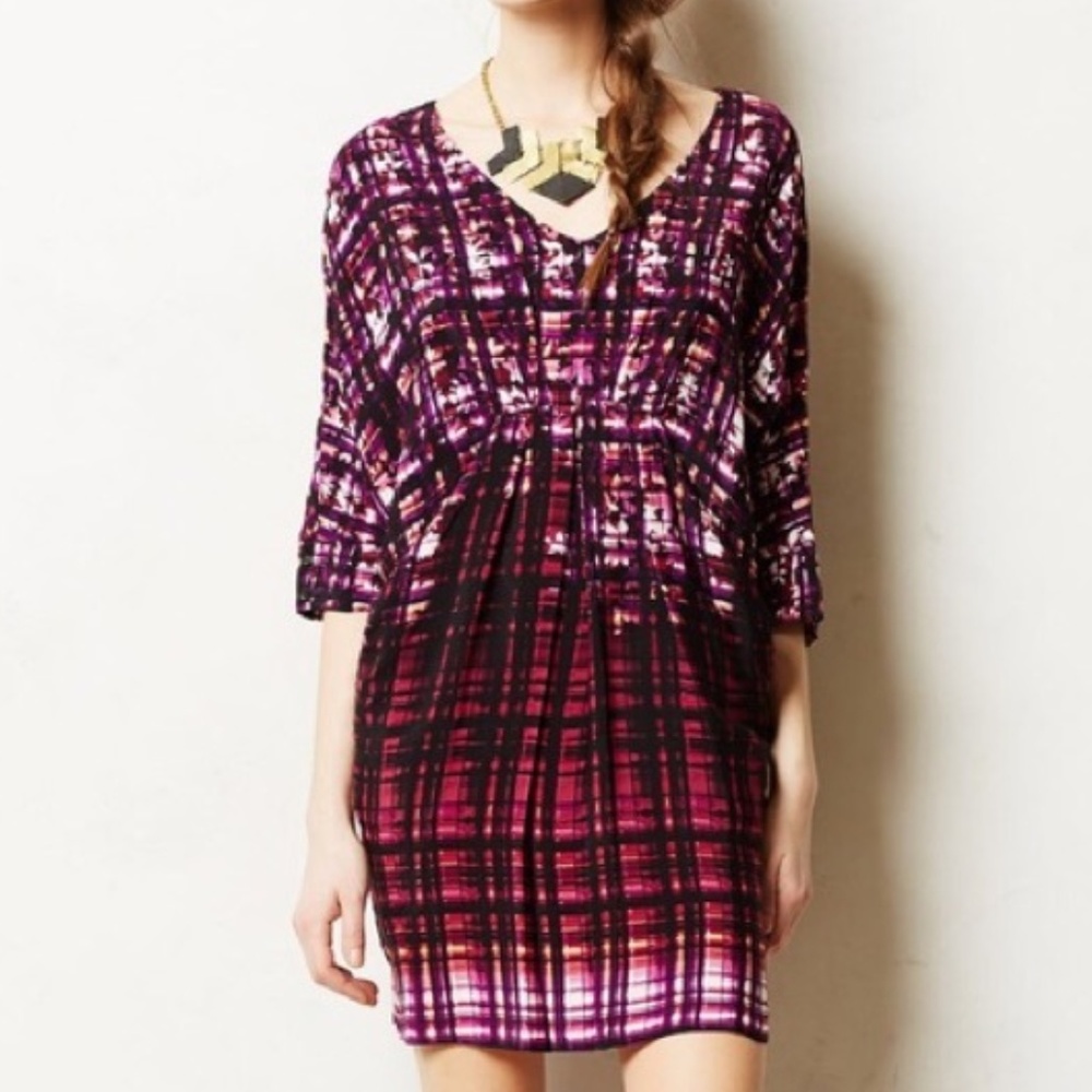 MAEVE Anthropologie Petal Palette Tunic Dress